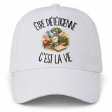 Casquette Blanche Être diététicienne c'est la vie