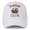 Casquette Blanche Être surveillante c'est la vie