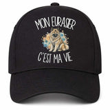 Casquette Noire Mon Eurasier c'est ma vie