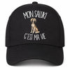 Casquette Noire Mon Saluki c'est ma vie
