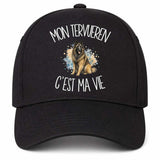 Casquette Noire Mon Tervueren c'est ma vie