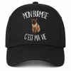 Casquette Noire Mon Burmese c'est ma vie