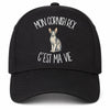 Casquette Noire Mon Cornish Rex c'est ma vie