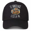 Casquette Noire Le bricolage c'est la vie