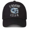Casquette Noire Le snowboard c'est la vie