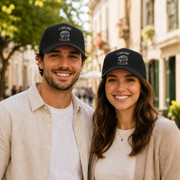 Casquette Noire Le cardio dance c'est la vie