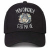 Casquette Noire Mon chinchilla c'est ma vie