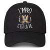 Casquette Noire L'impro c'est la vie