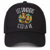 Casquette Noire Les sangliers c'est la vie