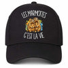 Casquette Noire Les marmottes c'est la vie