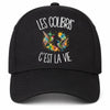 Casquette Noire Les colibris c'est la vie
