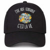 Casquette Noire Être aide-soignant c'est la vie