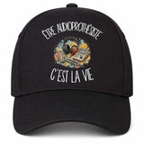 Casquette Noire Être audioprothésiste c'est la vie