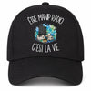 Casquette Noire Être manip radio c'est la vie