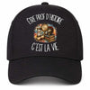 Casquette Noire Être prof d'histoire c'est la vie