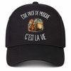 Casquette Noire Être prof de musique c'est la vie
