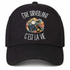 Casquette Noire Être surveillant c'est la vie