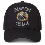 Casquette Noire Être surveillant c'est la vie