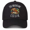 Casquette Noire Être bibliothécaire c'est la vie