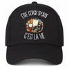 Casquette Noire Être coach sportif c'est la vie