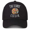 Casquette Noire Être fleuriste c'est la vie