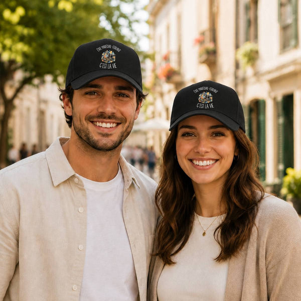 Casquette Noire Être maréchal-ferrant c'est la vie