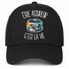 Casquette Noire Être assureur c'est la vie