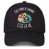 Casquette Noire Être femme de chambre c'est la vie