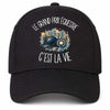Casquette Noire Le grand prix équestre c'est la vie
