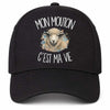 Casquette Noire Mon mouton c'est ma vie