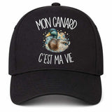 Casquette Noire Mon canard c'est ma vie