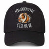 Casquette Noire Mon cochon d'Inde c'est ma vie