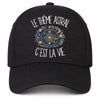 Casquette Noire Le thème astral c'est la vie