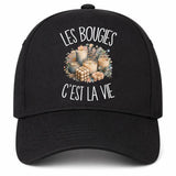 Casquette Noire Les bougies c'est la vie