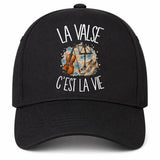 Casquette Noire La valse c'est la vie