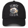 Casquette Noire Les impôts c'est la vie