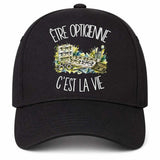 Casquette Noire Être opticienne c'est la vie