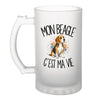Verre à Bière Mon Beagle c'est ma vie