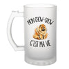 Verre à Bière Mon Chow-Chow c'est ma vie