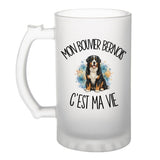 Verre à Bière Mon Bouvier Bernois c'est ma vie