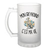 Verre à Bière Mon Greyhound c'est ma vie