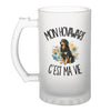 Verre à Bière Mon Hovawart c'est ma vie