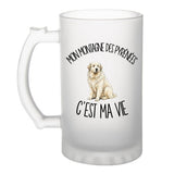 Verre à Bière Mon Montagne des Pyrénées c'est ma vie