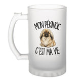 Verre à Bière Mon Pékinois c'est ma vie