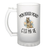 Verre à Bière Mon Berger Picard c'est ma vie