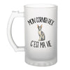 Verre à Bière Mon Cornish Rex c'est ma vie
