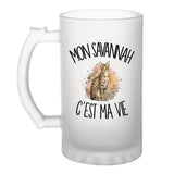Verre à Bière Mon Savannah c'est ma vie