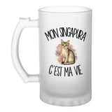 Verre à Bière Mon Singapura c'est ma vie