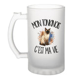 Verre à Bière Mon Tonkinois c'est ma vie