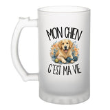 Verre à Bière Mon Chien c'est ma vie